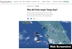 Artículo del Tampa Bay Times sobre ataques rusos a Florida