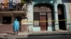 Una zona en cuarentena en La Habana.