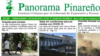 Portada del boletín Panorama Pinareño con notas destacadas sobre coronavirus en Cuba. 
