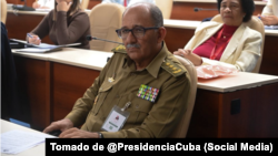 El general de Cuerpo de Ejército Roberto Legrá Sotolongo, viceministro primero y jefe del Estado Mayor General de las Fuerzas Armadas de Cuba.