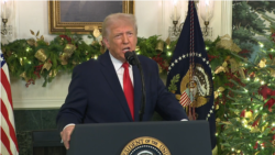 El presidente Donald J. Trump se dirigió a la nación desde la Casa Blanca