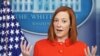 La portavoz de la Casa Blanca, Jen Psaki, durante una rueda de prensa en la residencia presidencial, el 26 de enero de 2021.