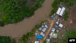 La rivera del Darién puede ser traicionera cuando las aguas crecen. 