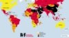 Mapa del estado de la libertad de prensa en el mundo emitido por Reporteros sin Fronteras en su informe 2021