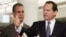 Lincoln Diaz-Balart (der.) y su hermano Mario Diaz-Balart (izq.). Foto Archivo.