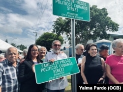 Inauguran en Hialeah calle en honor a presos políticos cubanos