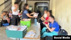 Migrantes detenidos en Guatemala. (Foto: Ministerio Público/Facebook)